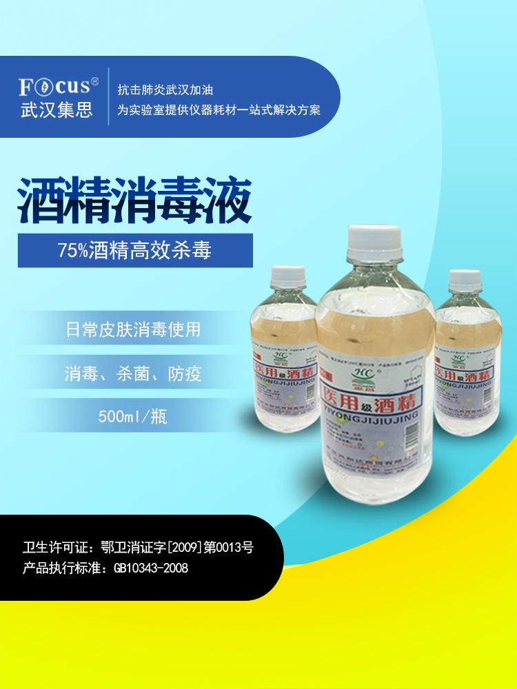 疫情防護(hù)物資，酒精消毒液